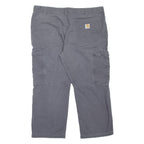CARHARTT Cargo Workwear Mens Trousers Grey Relaxed Tapered W40 L26