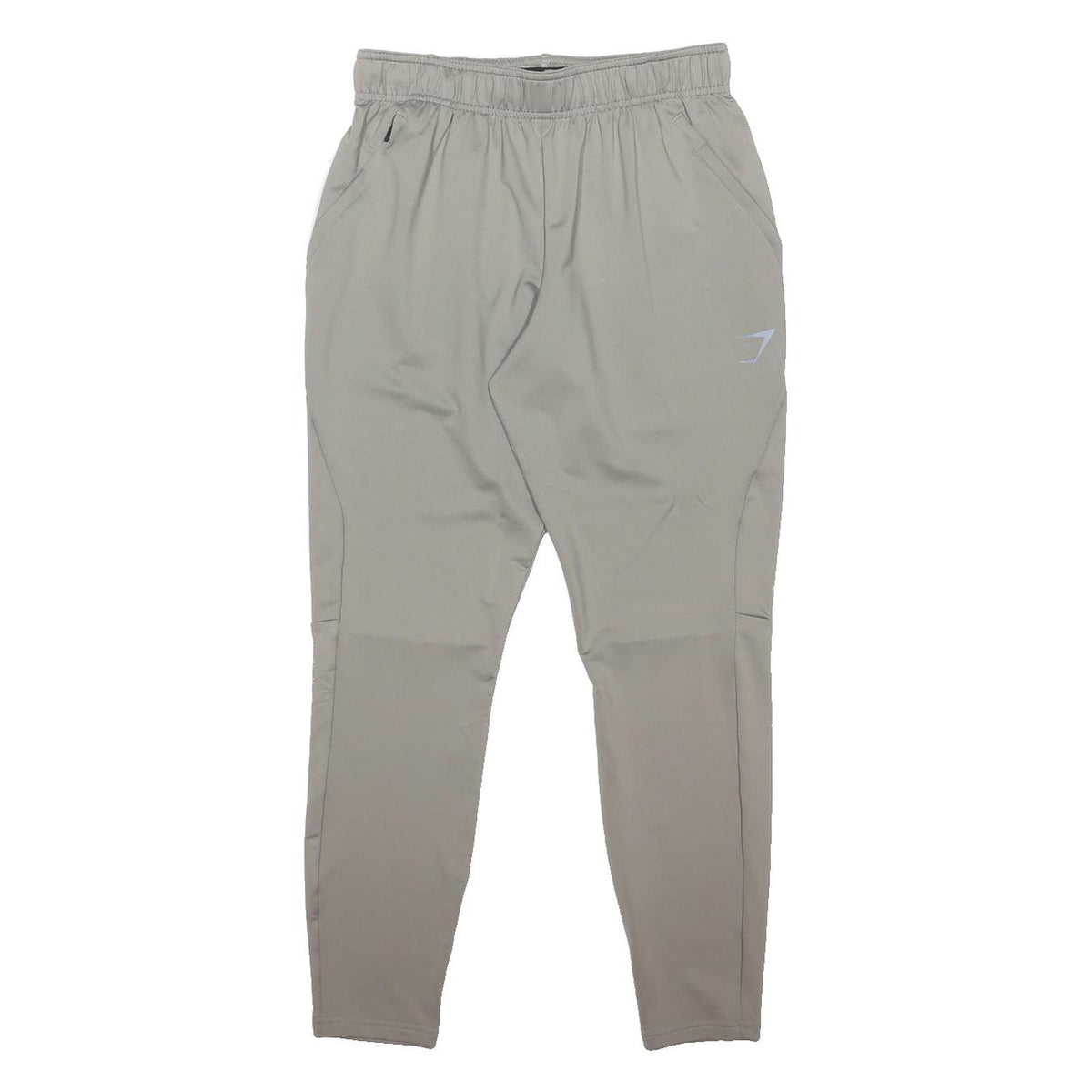 GYMSHARK Mens Joggers Beige Slim Tapered S W30 L29 Athletic Training Gym Pants