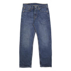 LEVI'S 505 Mens Jeans Blue Regular Straight Denim Medium W32 L30 Classic Fit Zip
