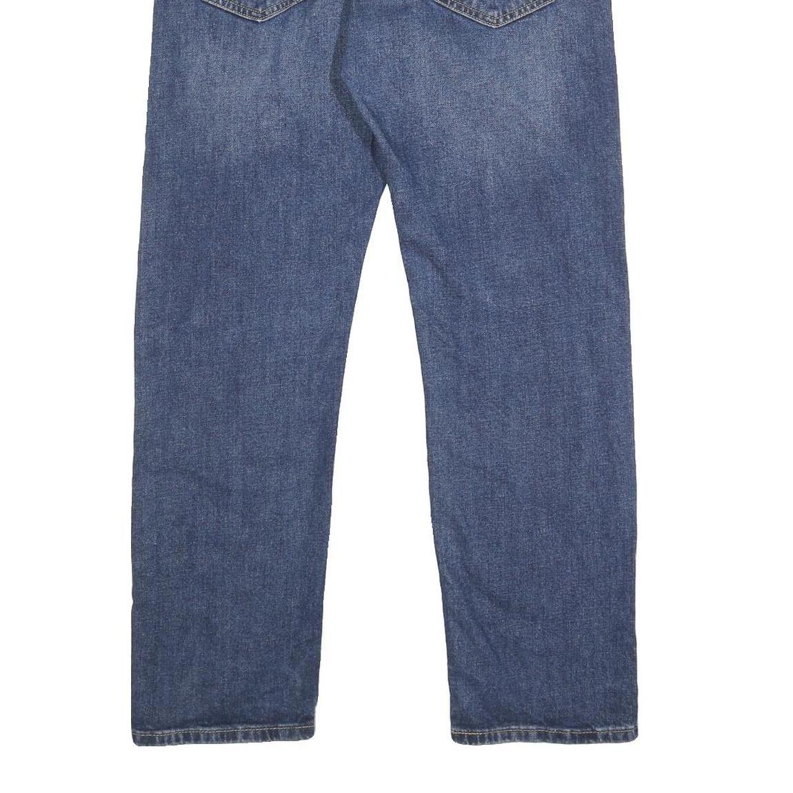 LEVI'S 505 Mens Jeans Blue Regular Straight Denim Medium W32 L30 Classic Fit Zip