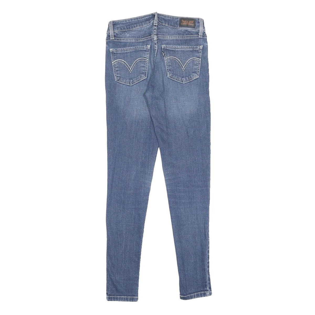 LEVI'S Womens Slim Skinny Denim Medium Blue Cotton Blend 535 Jeans W26 L29