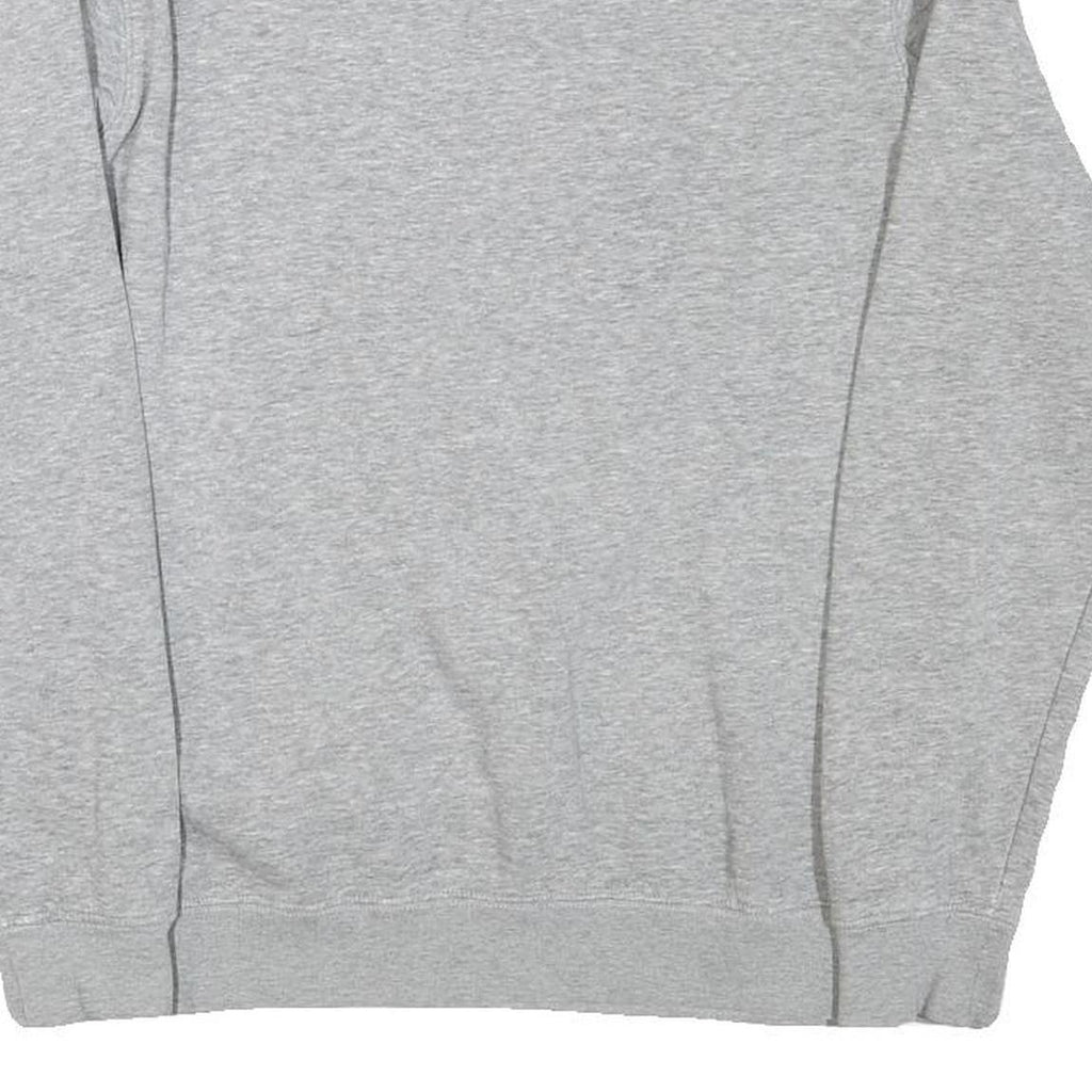 CHAMPION Mens Grey Crew Neck S Cotton Blend Sweatshirt Logo Print Casual