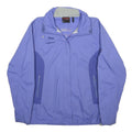 MAMMUT Womens Blue & Purple Outdoor Jacket M Polyester Zip Waterproof