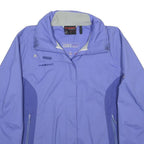 MAMMUT Womens Blue & Purple Outdoor Jacket M Polyester Zip Waterproof