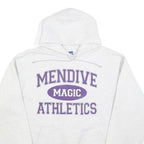 CHAMPION Mens White Mendive Magic Athletics Pullover Hoodie M Casual Sportswear