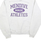 CHAMPION Mens White Mendive Magic Athletics Pullover Hoodie M Casual Sportswear
