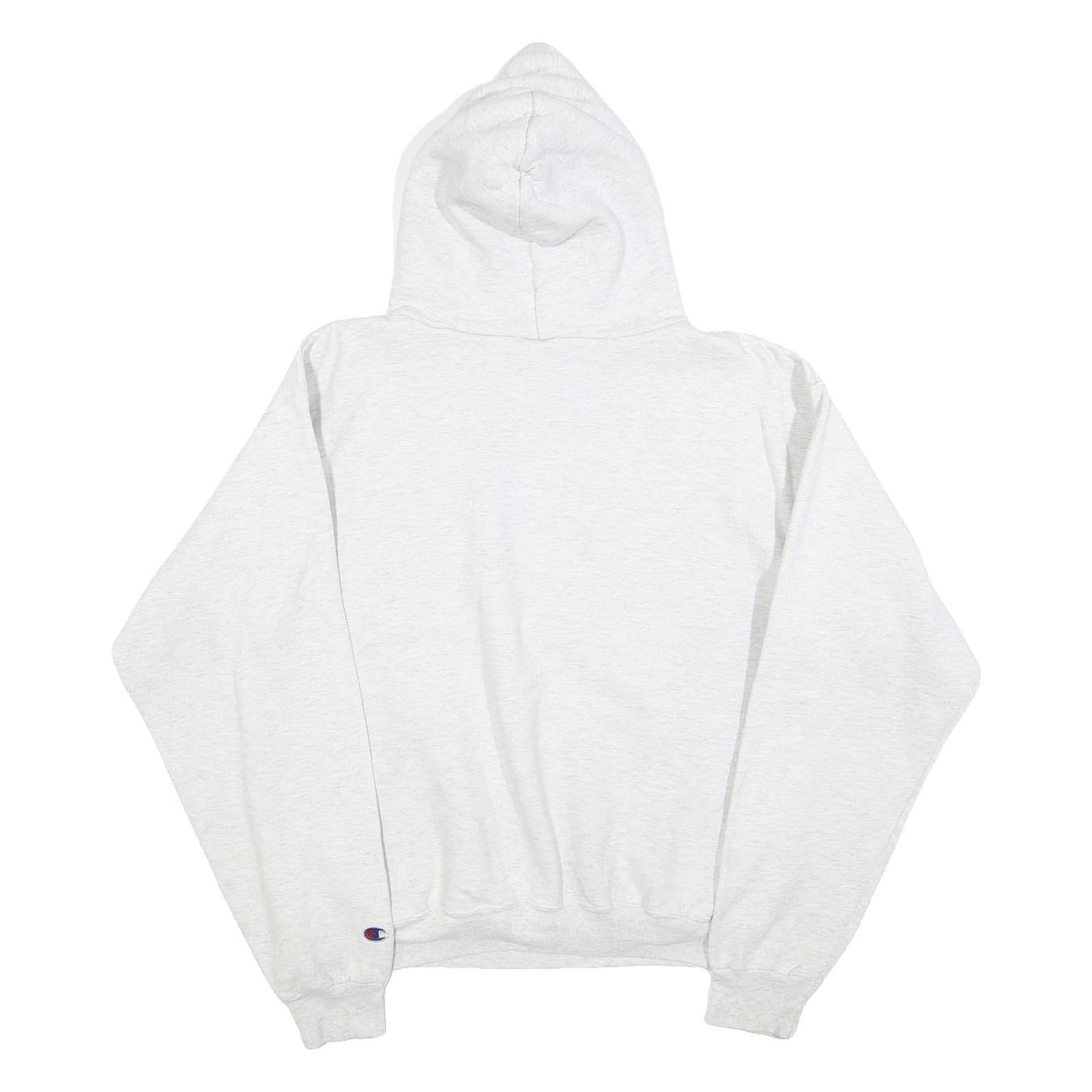 CHAMPION Mens White Mendive Magic Athletics Pullover Hoodie M Casual Sportswear