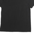GUESS Mens Black Cotton Logo Graphic T-Shirt M V-Neck Short Sleeve Casual