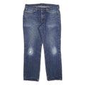 LEVI'S 514 CLASSIC Mens Jeans Blue Classic Straight Denim Medium W36 L32 Zip