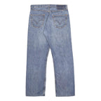 LEVI'S 501 Mens Jeans Blue Regular Straight Denim Medium W33 L29 Classic Style