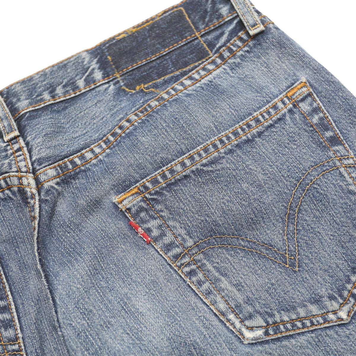 LEVI'S 501 Mens Jeans Blue Regular Straight Denim Medium W33 L29 Classic Style