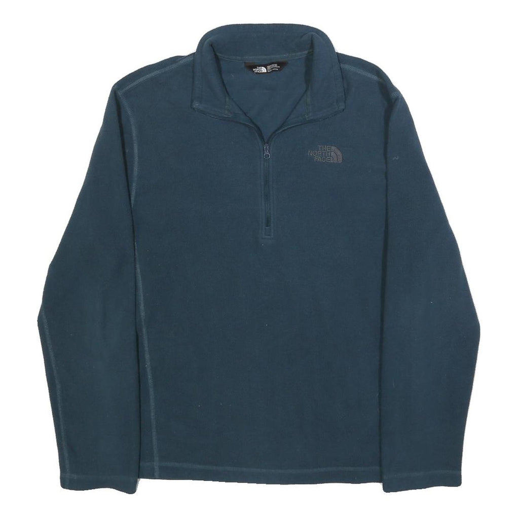 THE NORTH FACE Mens Blue Plain Jumper Crew Neck Basic Knit M Outdoor Fleece