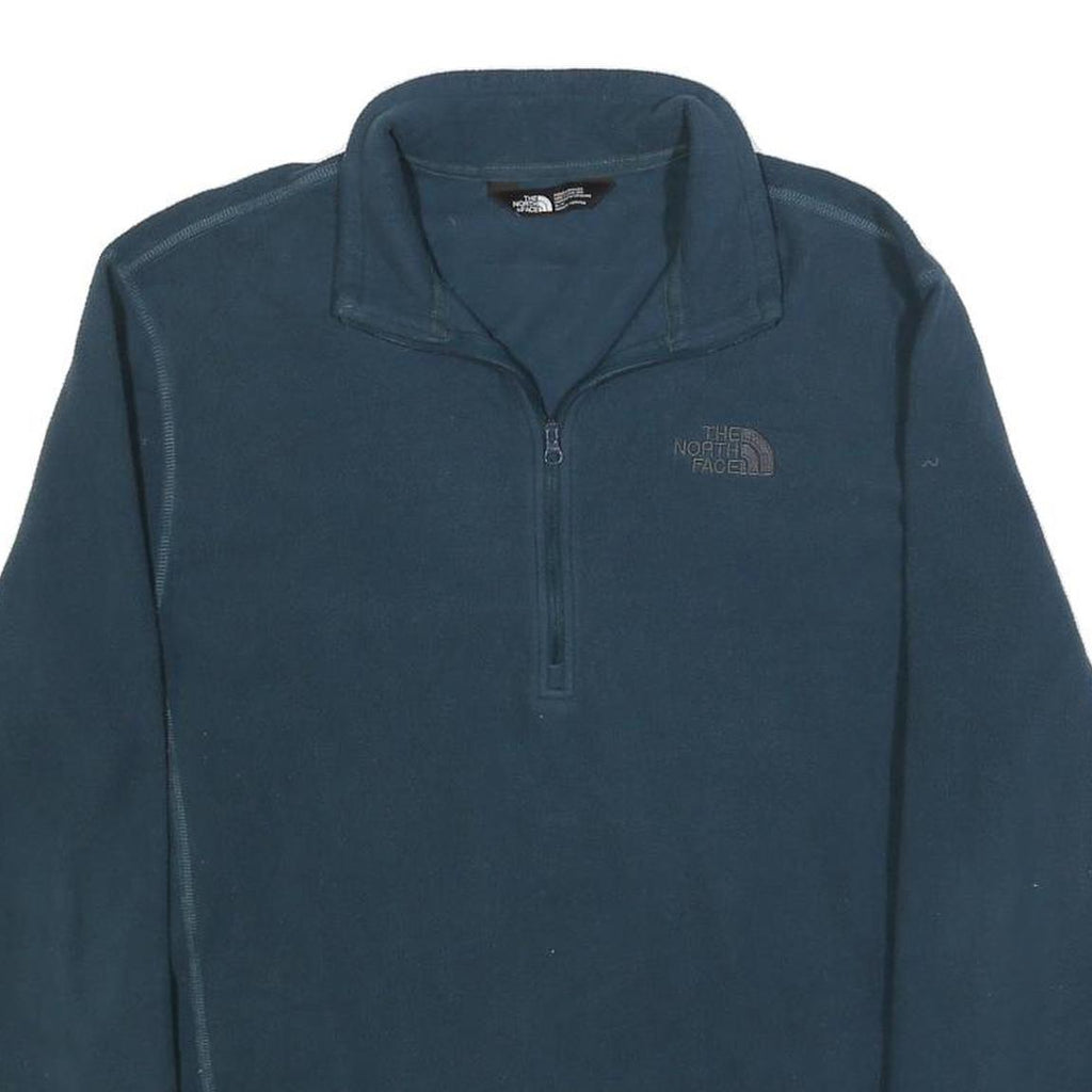 THE NORTH FACE Mens Blue Plain Jumper Crew Neck Basic Knit M Outdoor Fleece