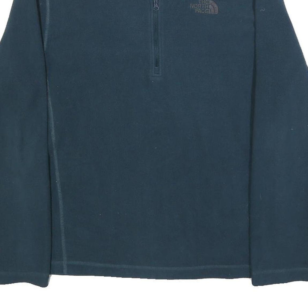 THE NORTH FACE Mens Blue Plain Jumper Crew Neck Basic Knit M Outdoor Fleece