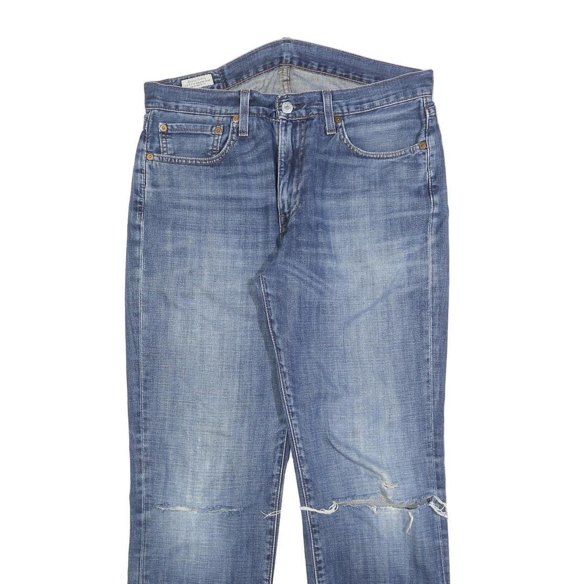 LEVI'S 514 Classic Mens Jeans Blue Classic Straight Denim Medium W33 L30