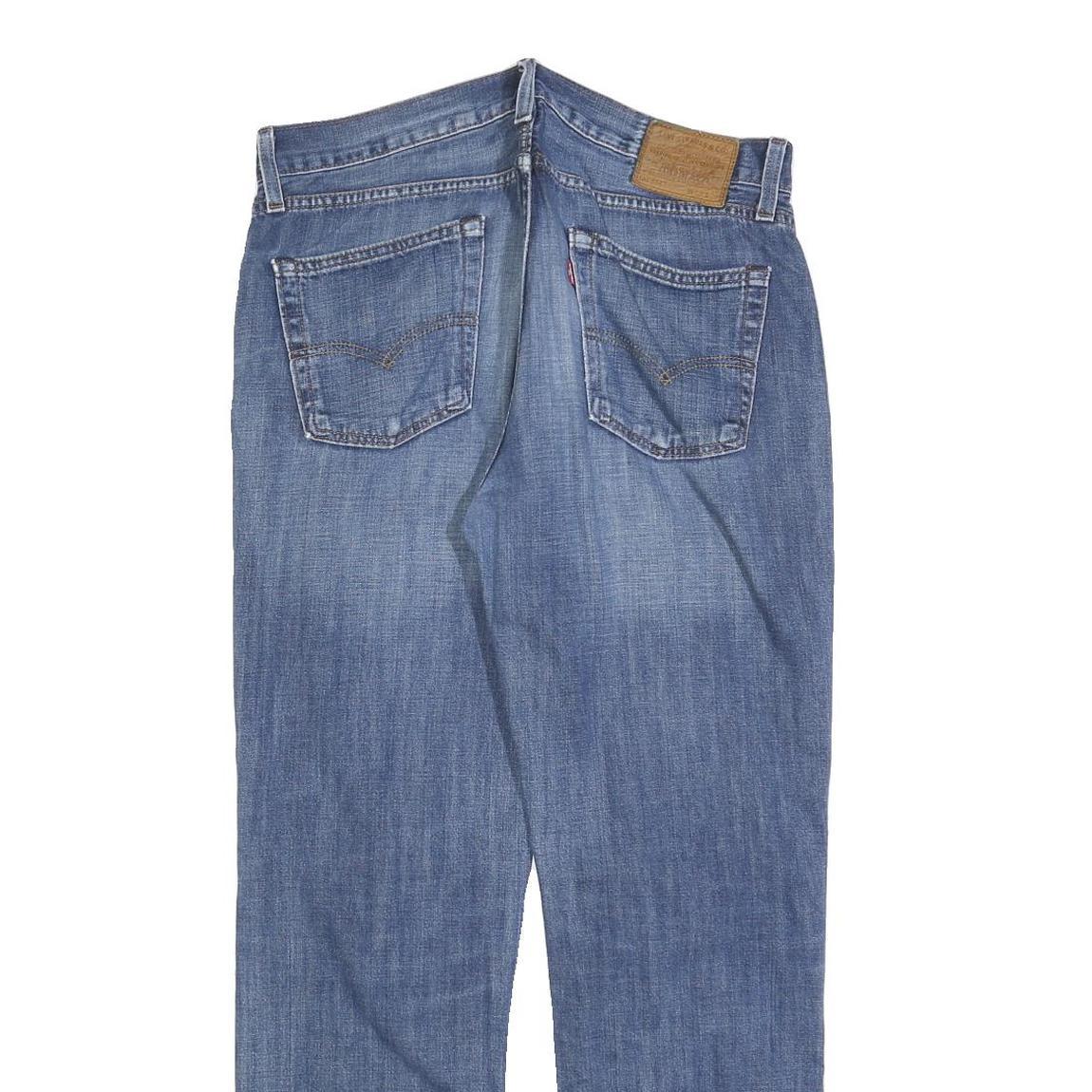 LEVI'S 514 Classic Mens Jeans Blue Classic Straight Denim Medium W33 L30