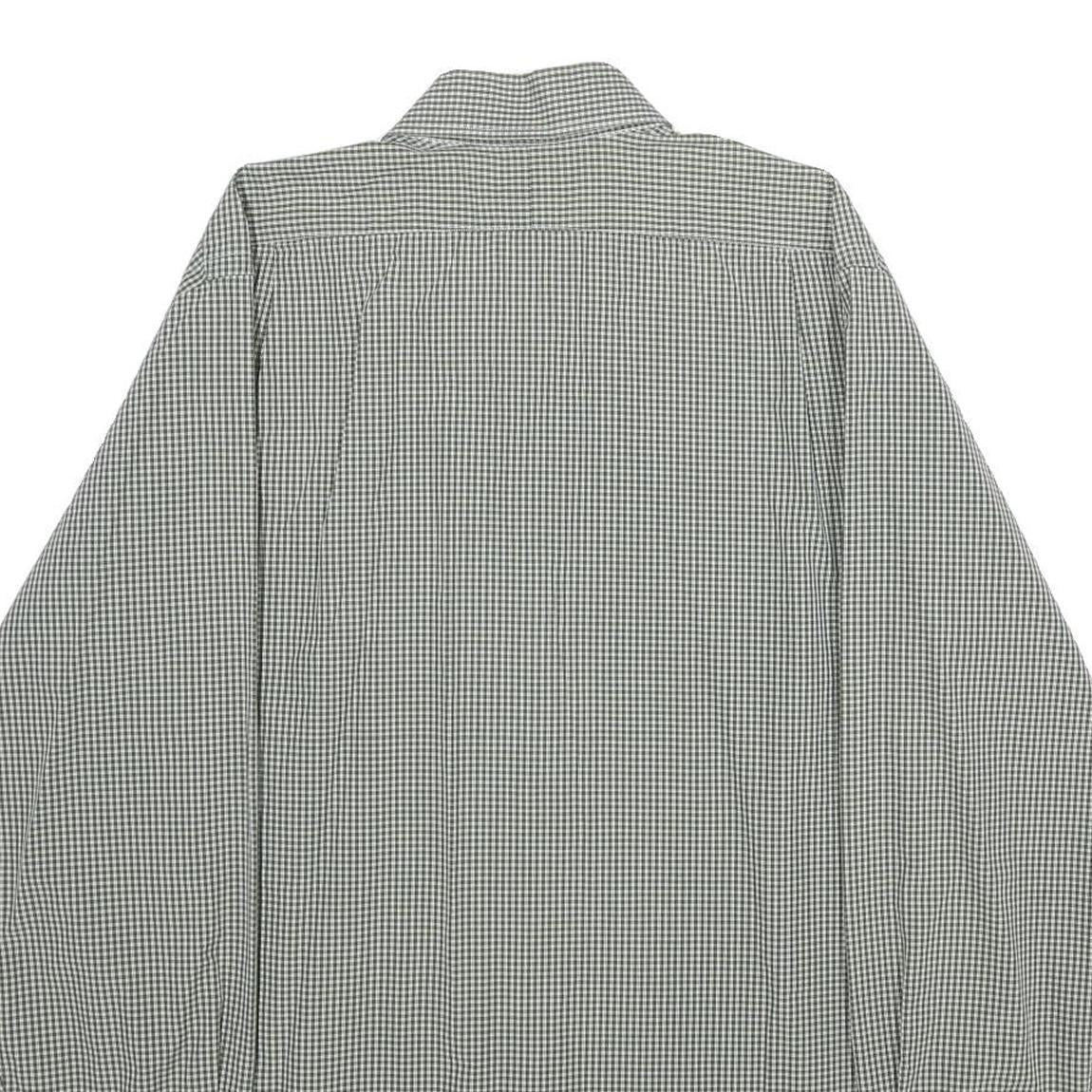 POLO RALPH LAUREN Mens Green Check Shirt XL Casual Cotton Long Sleeve Button