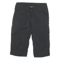 THE NORTH FACE Womens Black Nylon Casual Cargo Shorts UK 10 W34 Outdoor