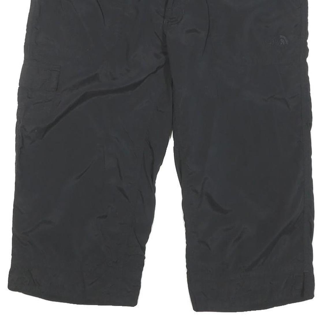 THE NORTH FACE Womens Black Nylon Casual Cargo Shorts UK 10 W34 Outdoor