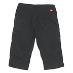 THE NORTH FACE Womens Black Nylon Casual Cargo Shorts UK 10 W34 Outdoor