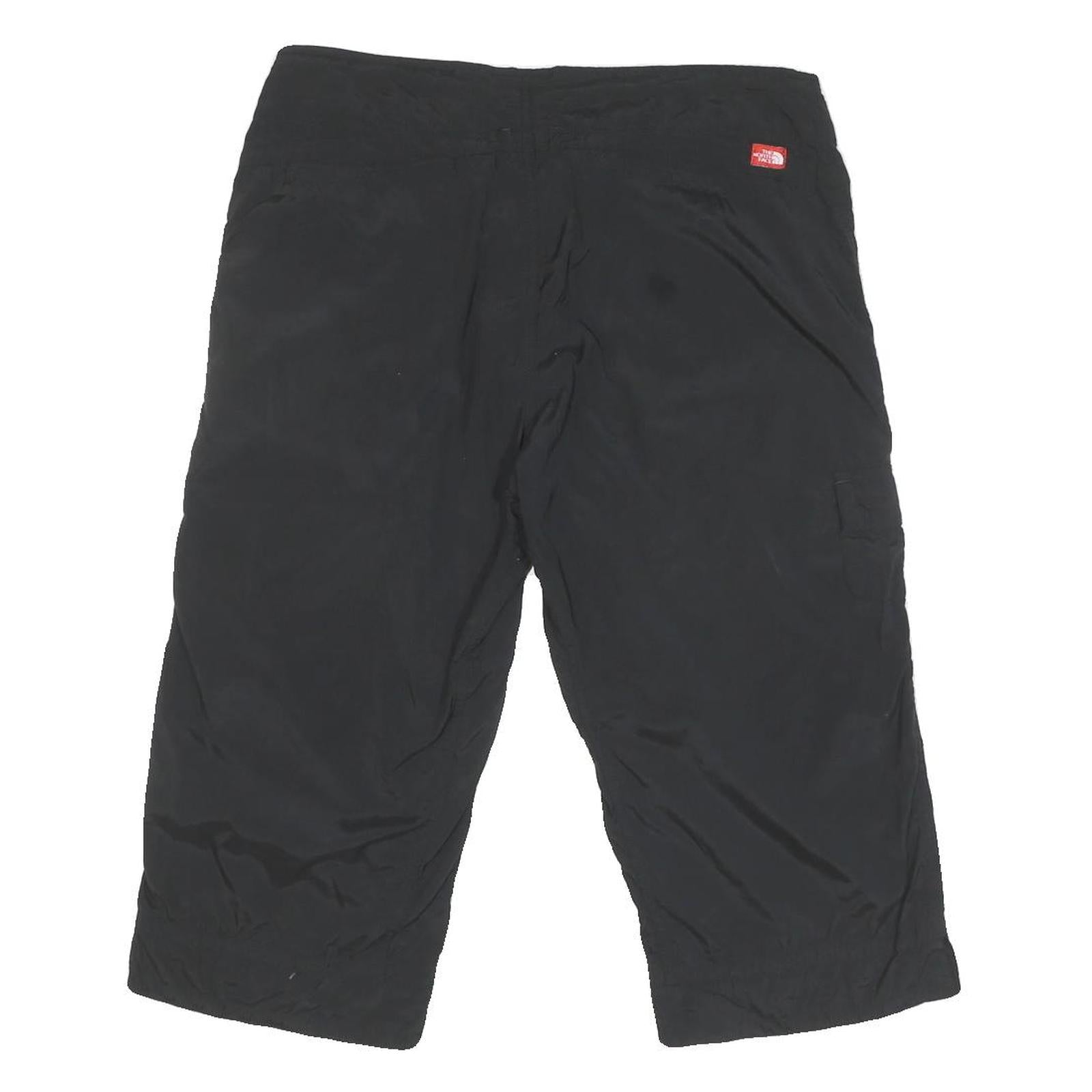 THE NORTH FACE Womens Black Nylon Casual Cargo Shorts UK 10 W34 Outdoor
