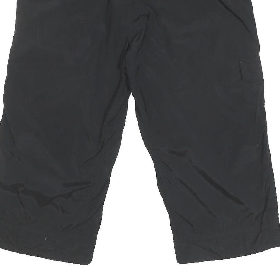 THE NORTH FACE Womens Black Nylon Casual Cargo Shorts UK 10 W34 Outdoor