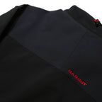 MAMMUT Womens Black Nylon Outdoor Jacket M Drawstring Pattern Plain