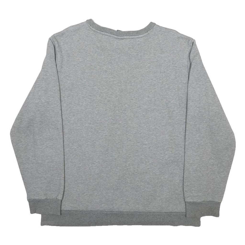 PUMA Mens Grey Cotton Blend Sweatshirt L Crew Neck Casual Sportswear