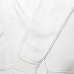 NIKE Mens White Pullover S Cotton Blend Zip Hoodie Lightweight Casual