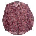 FRENCH CONNECTION Womens Printed Blouse Red Long Sleeve Animal Print M