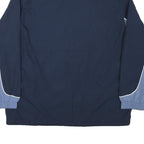 REEBOK Mens Navy & Blue Track Jacket 2XL Nylon Zip Athletic Sportswear