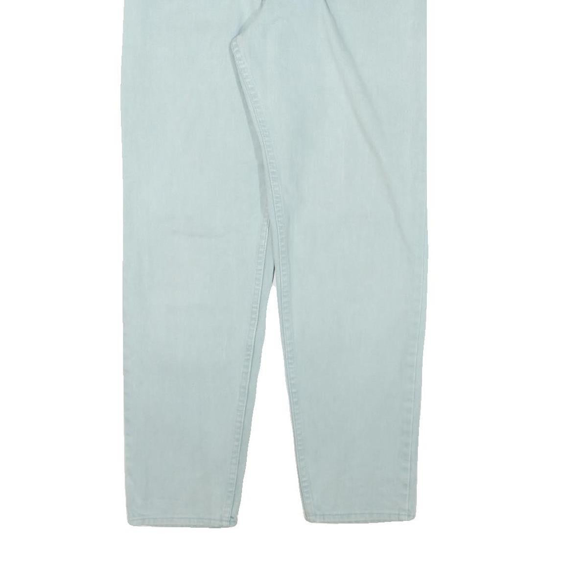 WRANGLER Womens Jeans Blue Relaxed Straight Denim Light W20 L29 Classic Fit