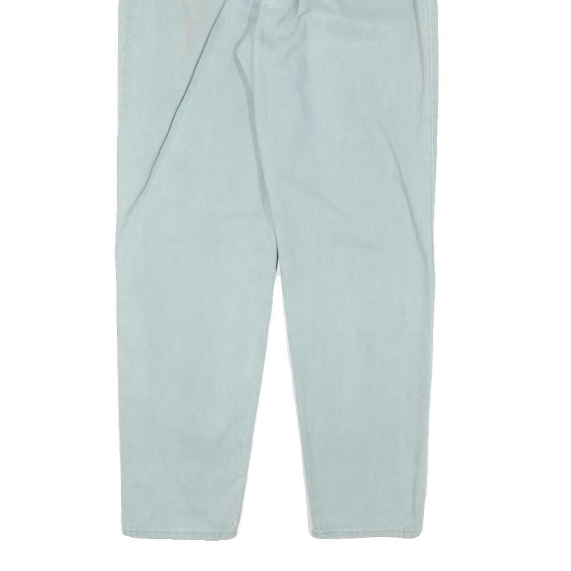 WRANGLER Womens Jeans Blue Relaxed Straight Denim Light W20 L29 Classic Fit