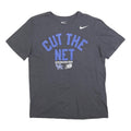 NIKE Mens Black Cut The Net Graphic T-Shirt L Short Sleeve Crew Neck