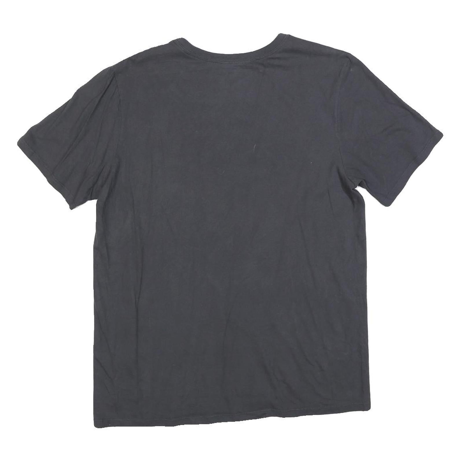 NIKE Mens Black Cut The Net Graphic T-Shirt L Short Sleeve Crew Neck
