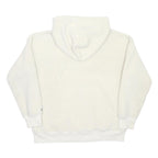 CHAMPION Mens White & Black Hoodie M Pullover Logo Drawstring Casual Sweatshirt