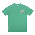 PUMA Womens Green Graphic T-Shirt S Short Sleeve Crew Neck Cotton Blend