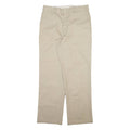 DICKIES Mens Trousers Beige Regular Straight W34 L32