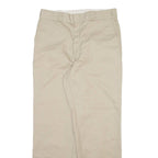 DICKIES Mens Trousers Beige Regular Straight W34 L32