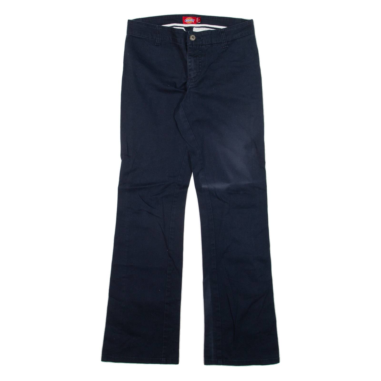 DICKIES Mens Trousers Blue Slim Bootcut W27 L30