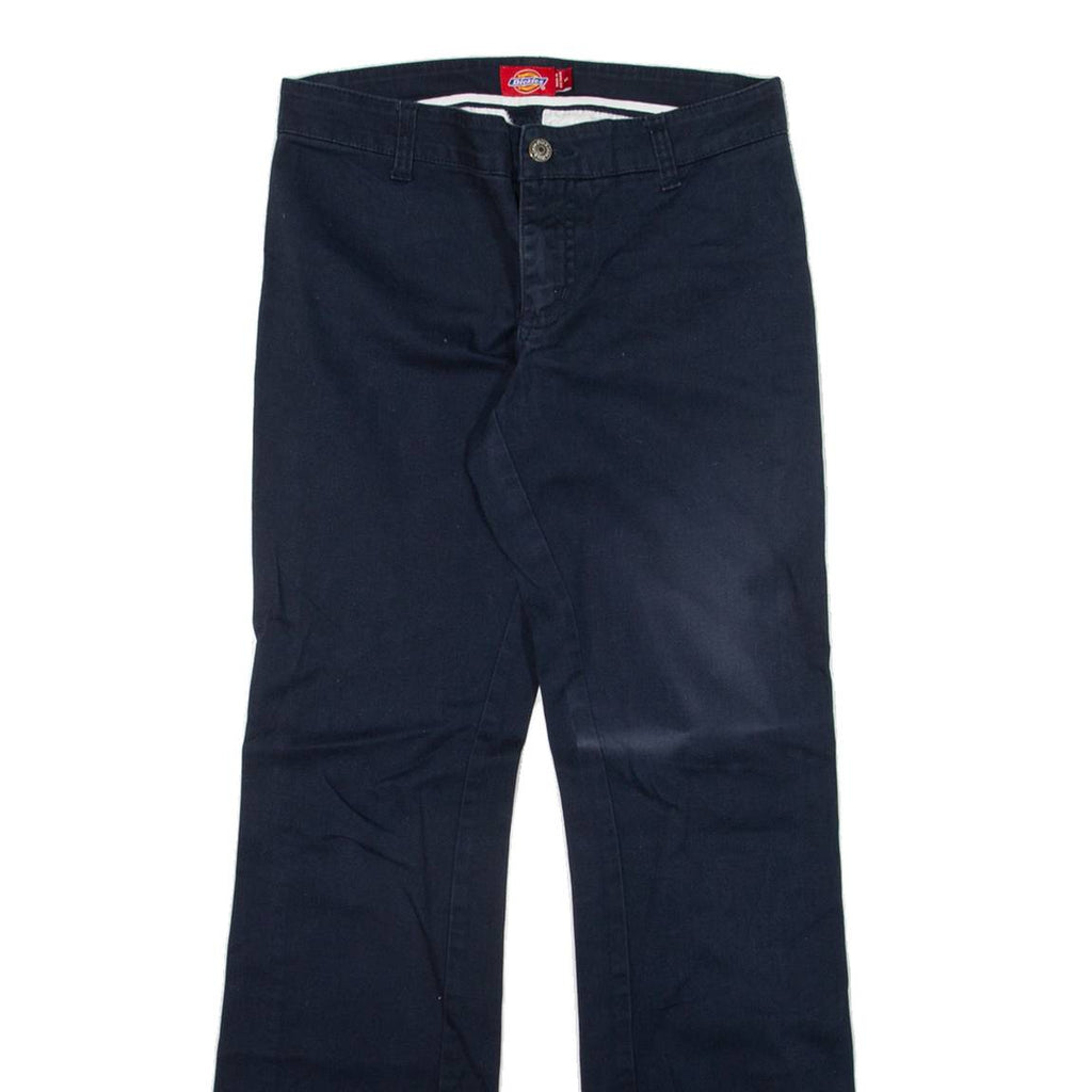 DICKIES Mens Trousers Blue Slim Bootcut W27 L30