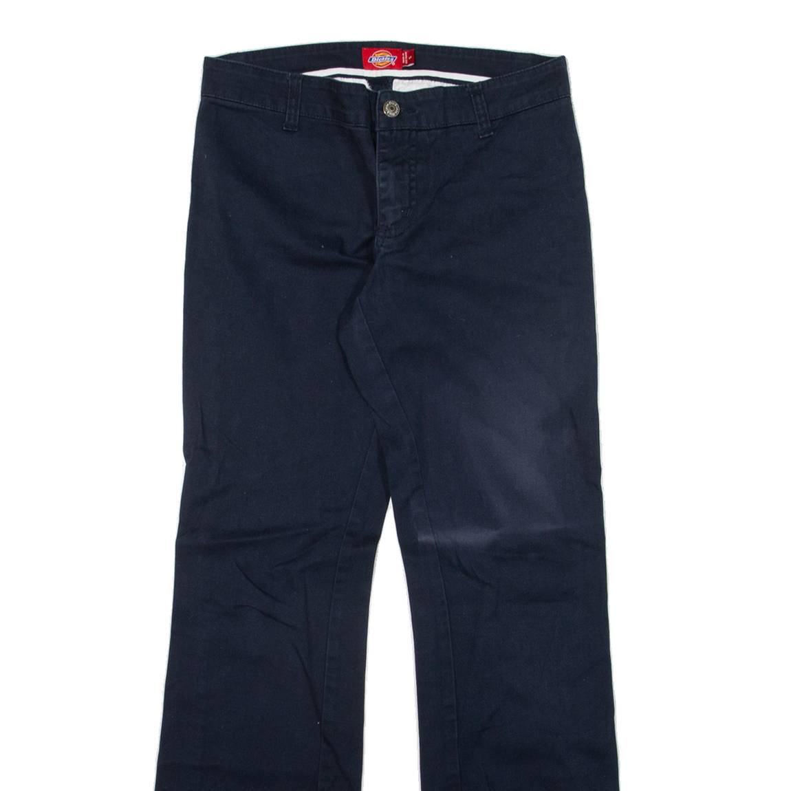 DICKIES Mens Trousers Blue Slim Bootcut W27 L30