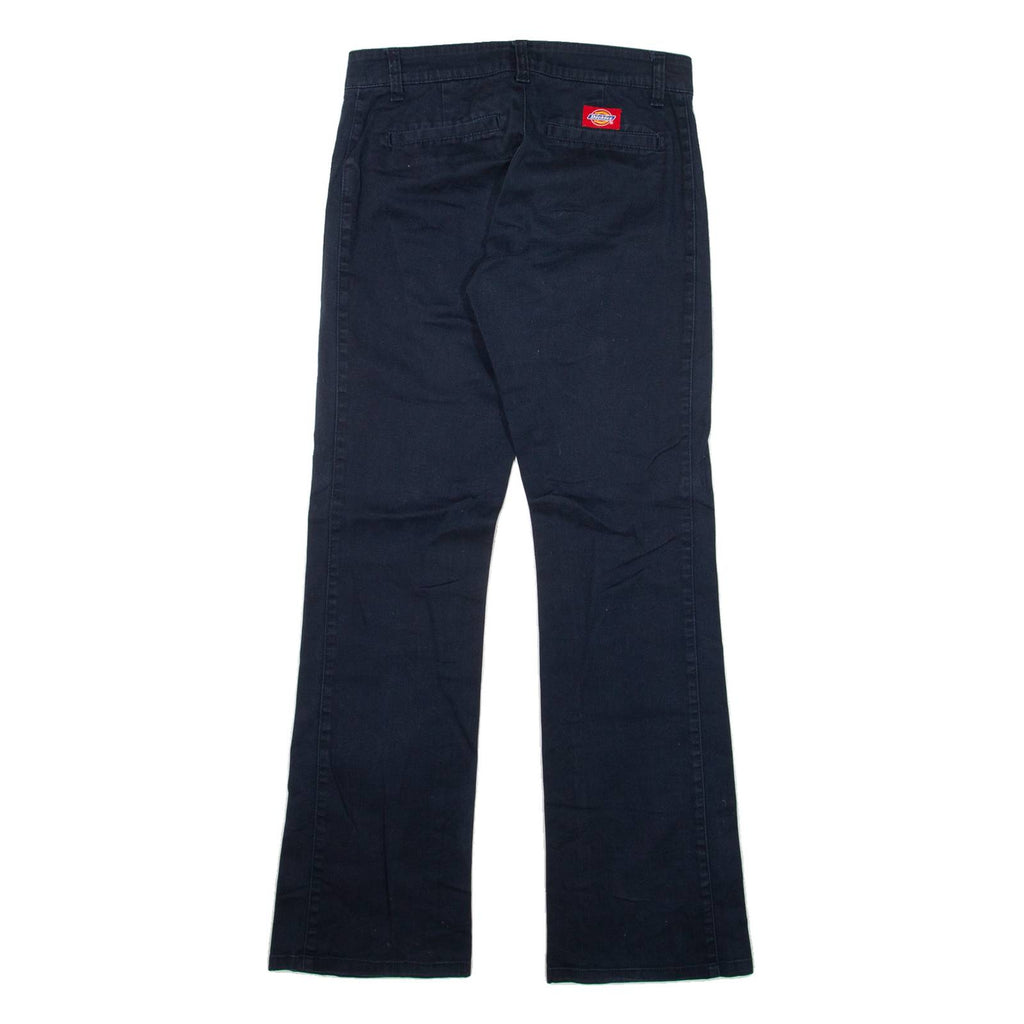 DICKIES Mens Trousers Blue Slim Bootcut W27 L30