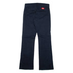 DICKIES Mens Trousers Blue Slim Bootcut W27 L30