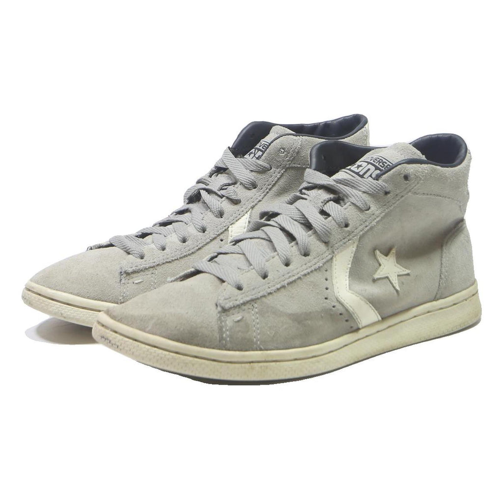 CONVERSE Pro Leather Womens High Top Trainers Grey Canvas UK 6.5 Casual