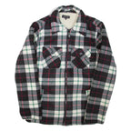 INDIAN HERO Mens Lumberjack Jacket Black Check XL