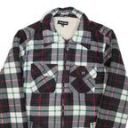 INDIAN HERO Mens Lumberjack Jacket Black Check XL