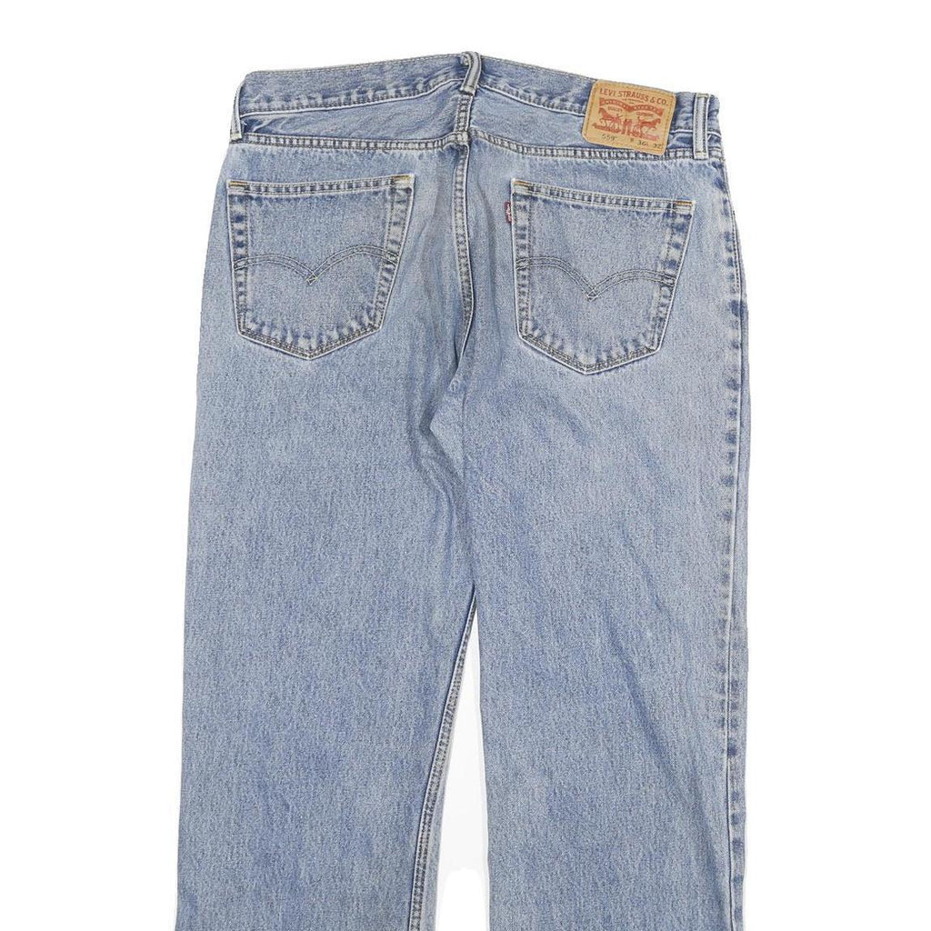 LEVI'S 559 Mens Jeans Blue Regular Straight Denim Medium W36 L32 Classic Fit