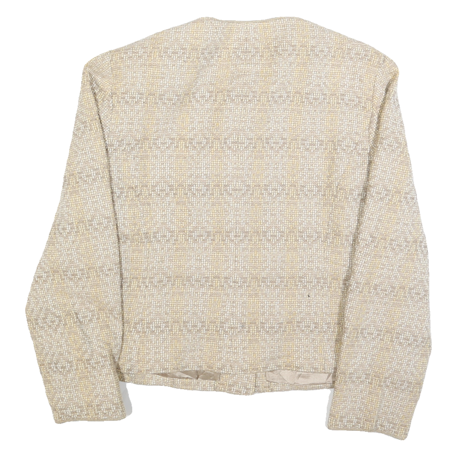 PENDLETON Womens Beige Wool Button Jacket M Woven Classic Design