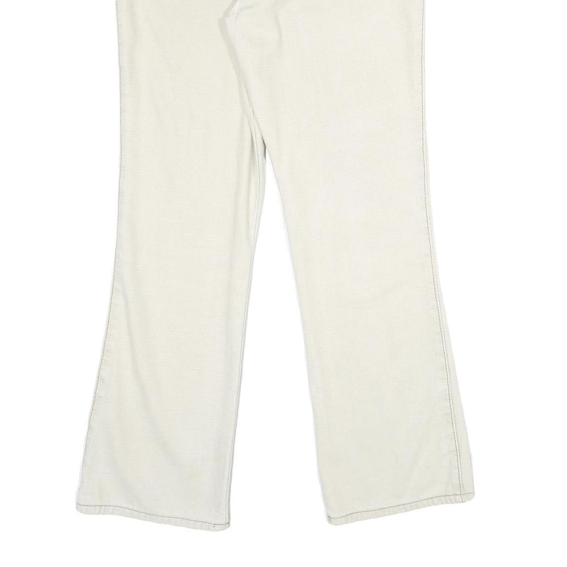 NART JEANS Mens Regular Fit Beige Cotton Jeans Button W34 L33 Casual Wear